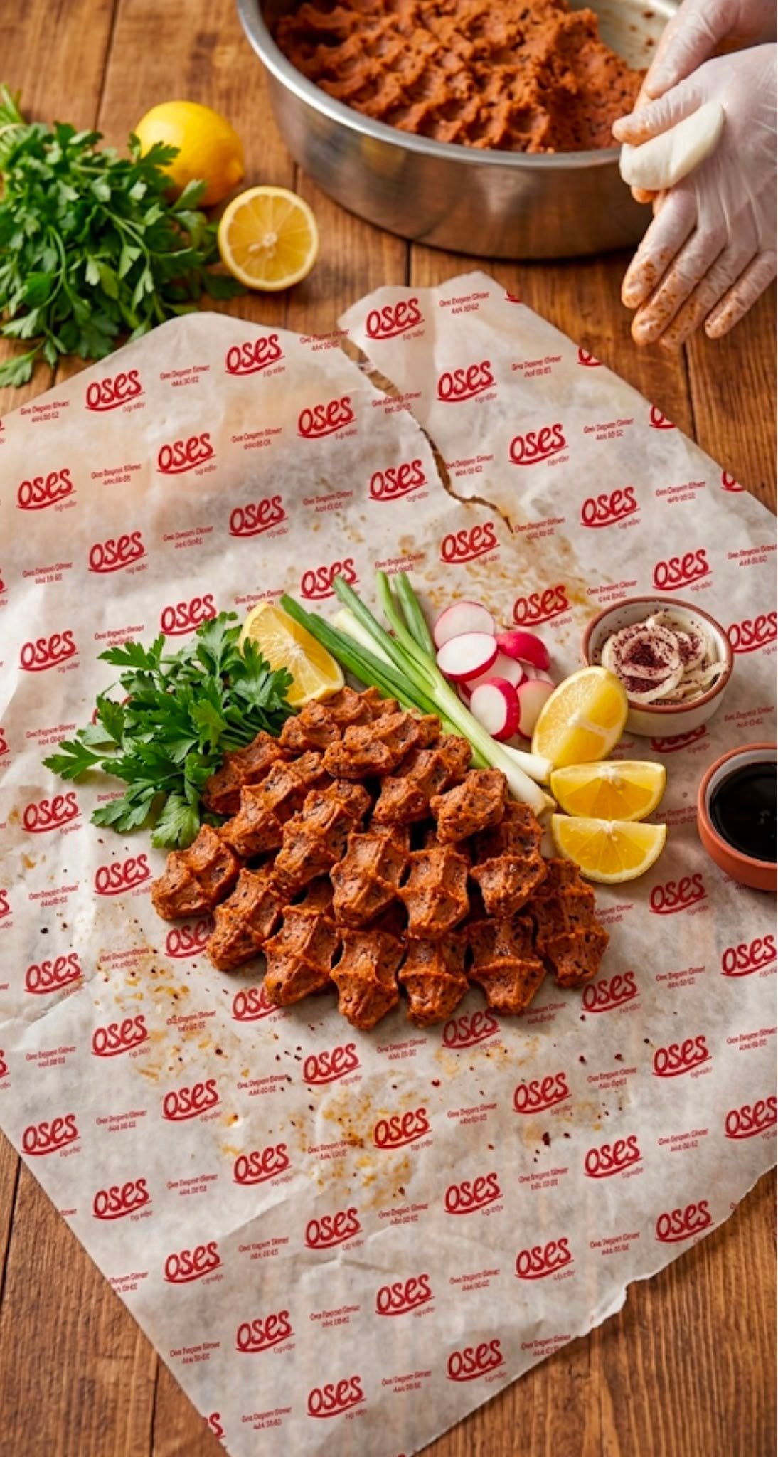 Logo baskılı ambalaj kağıdı