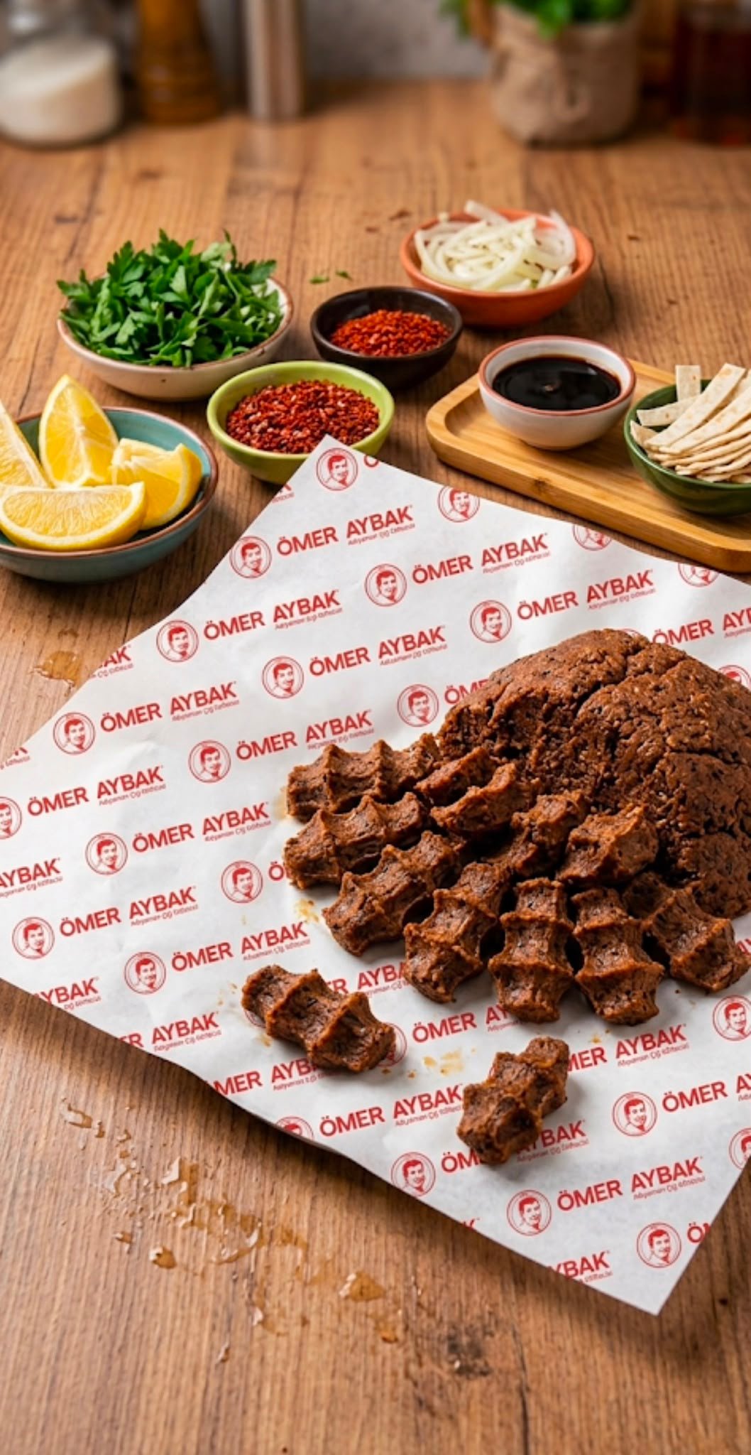 Gıda sunumuna uygun baskılı kağıt