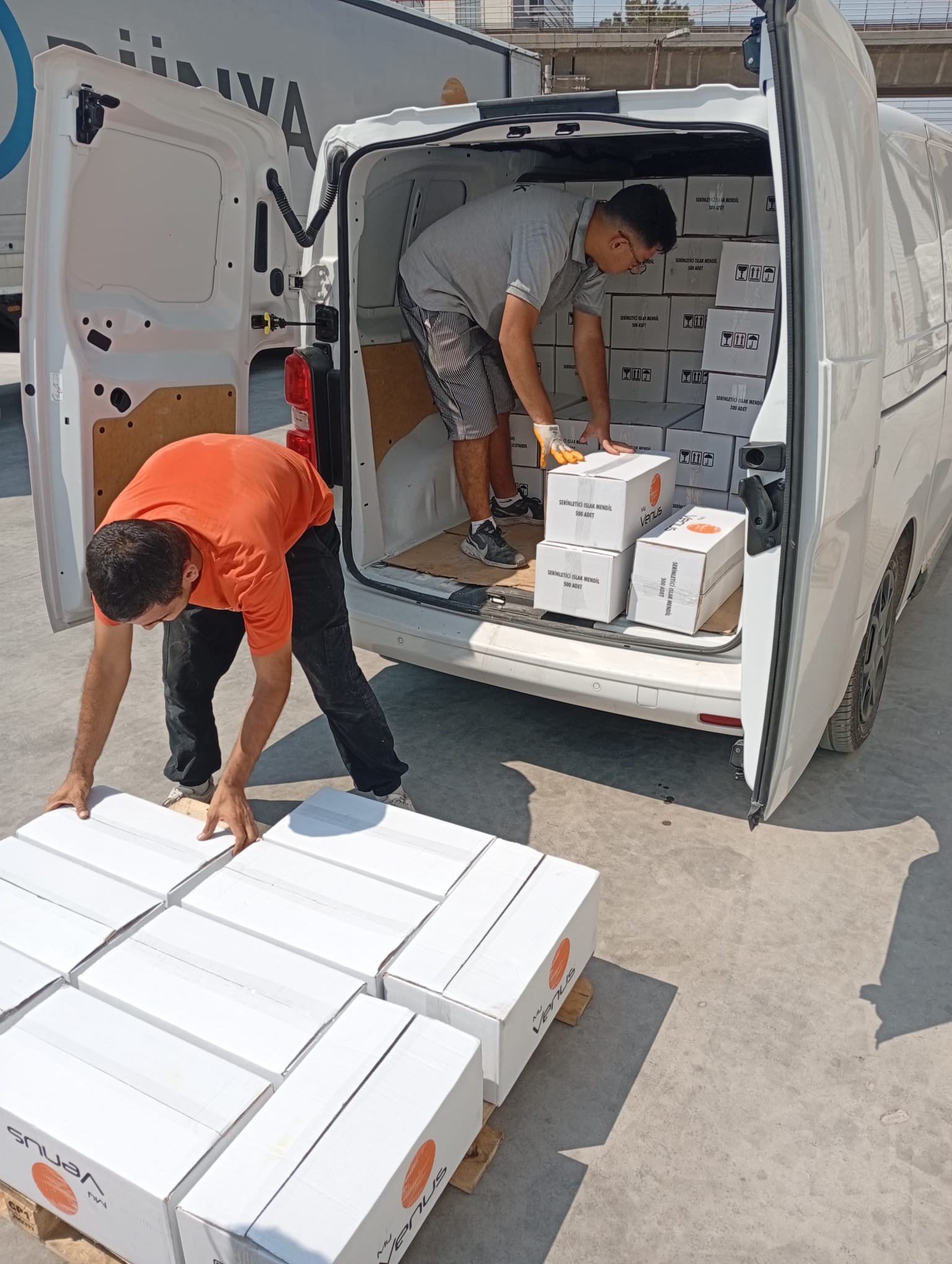 Paperco ürün sevkiyatı